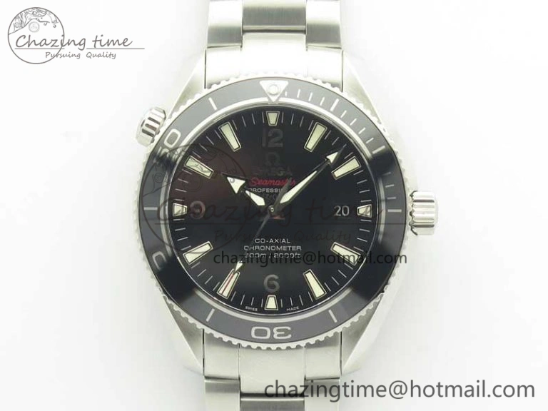 Planet Ocean 42mm LiquidMetal Noob 1:1 Best Edition On SS Bracelet A2892 V6 ( Free Nylon Strap )