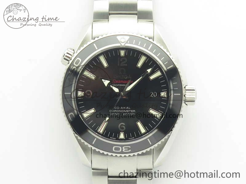 Planet Ocean 42mm LiquidMetal Noob 1:1 Best Edition On SS Bracelet A2892 V6 ( Free Nylon Strap )