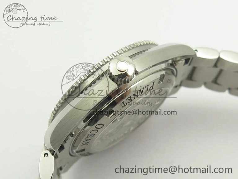 Planet Ocean 42mm LiquidMetal Noob 1:1 Best Edition On SS Bracelet A2892 V6 ( Free Nylon Strap )