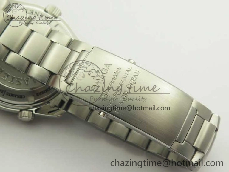 Planet Ocean 42mm LiquidMetal Noob 1:1 Best Edition On SS Bracelet A2892 V6 ( Free Nylon Strap )