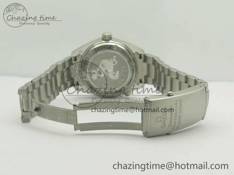 Planet Ocean 42mm LiquidMetal Noob 1:1 Best Edition On SS Bracelet A2892 V6 ( Free Nylon Strap )