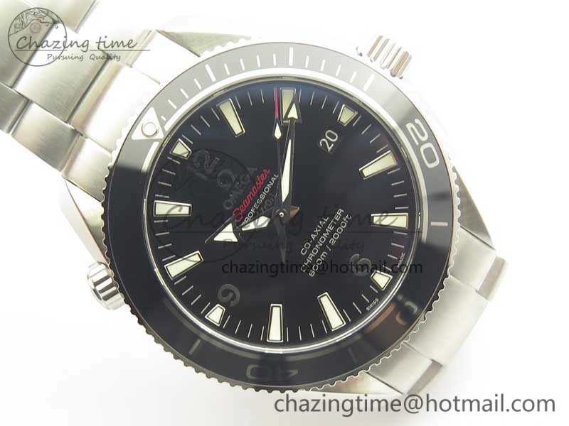 Planet Ocean 42mm LiquidMetal Noob 1:1 Best Edition On SS Bracelet A2892 V6 ( Free Nylon Strap )