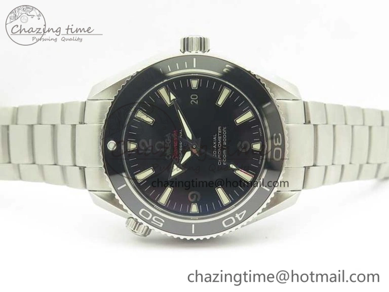 Planet Ocean 42mm LiquidMetal Noob 1:1 Best Edition On SS Bracelet A2892 V6 ( Free Nylon Strap )