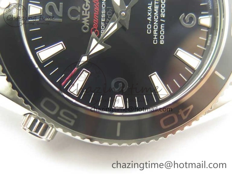 Planet Ocean 42mm LiquidMetal Noob 1:1 Best Edition On SS Bracelet A2892 V6 ( Free Nylon Strap )