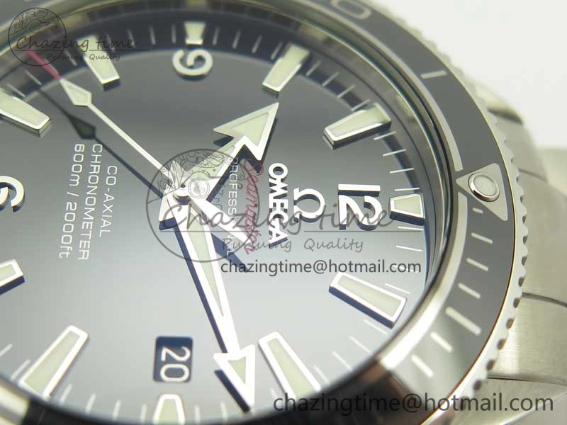 Planet Ocean 42mm LiquidMetal Noob 1:1 Best Edition On SS Bracelet A2892 V6 ( Free Nylon Strap )