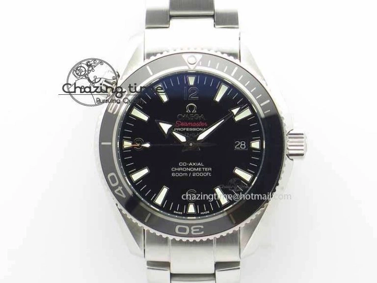 Planet Ocean 42mm LiquidMetal Noob 1:1 Best Edition On SS Bracelet V4 ( Free Strap )