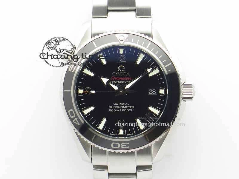 Planet Ocean 42mm LiquidMetal Noob 1:1 Best Edition On SS Bracelet V4 ( Free Strap )