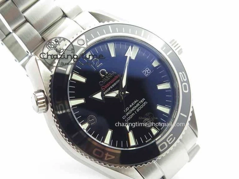Planet Ocean 42mm LiquidMetal Noob 1:1 Best Edition On SS Bracelet V4 ( Free Strap )