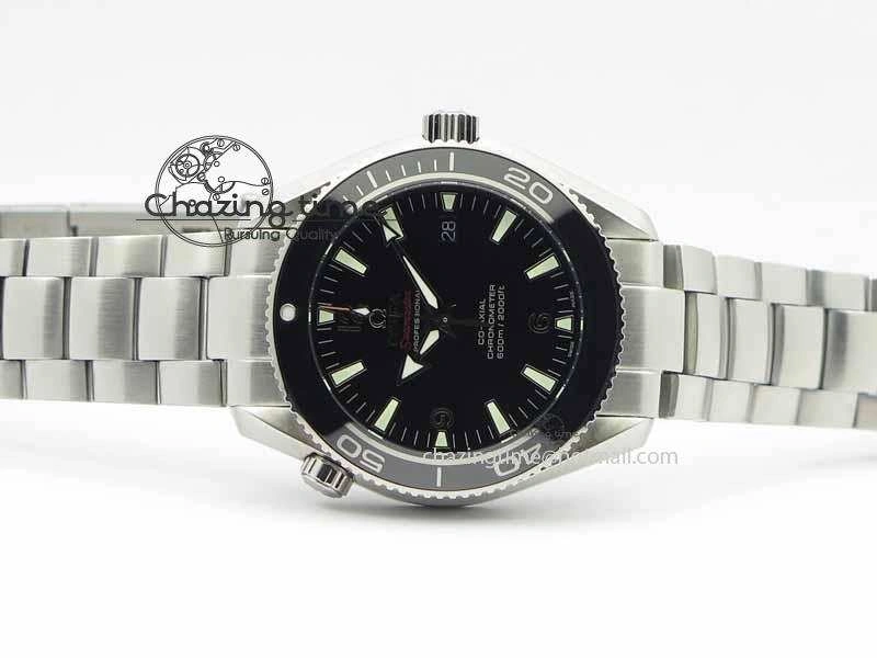 Planet Ocean 42mm LiquidMetal Noob 1:1 Best Edition On SS Bracelet V4 ( Free Strap )