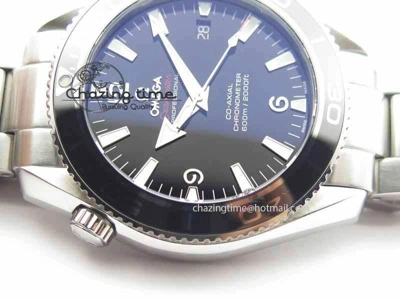 Planet Ocean 42mm LiquidMetal Noob 1:1 Best Edition On SS Bracelet V4 ( Free Strap )