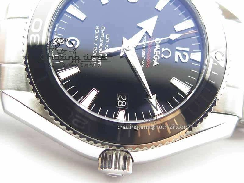 Planet Ocean 42mm LiquidMetal Noob 1:1 Best Edition On SS Bracelet V4 ( Free Strap )