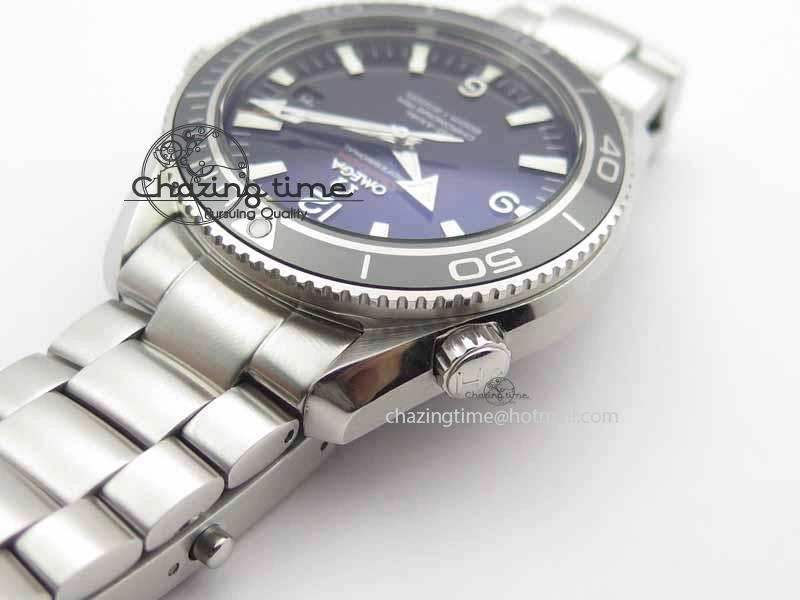 Planet Ocean 42mm LiquidMetal Noob 1:1 Best Edition On SS Bracelet V4 ( Free Strap )