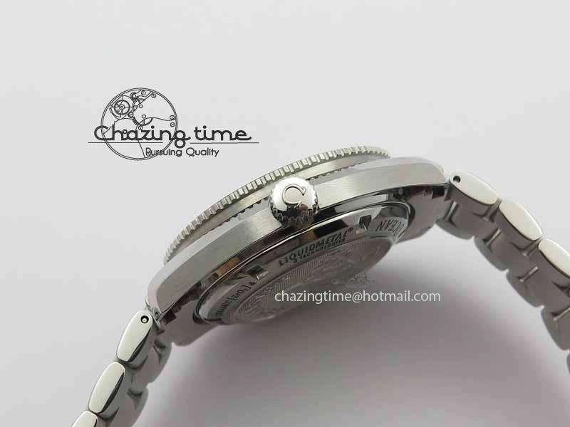 Planet Ocean 42mm LiquidMetal Noob 1:1 Best Edition On SS Bracelet V4 ( Free Strap )