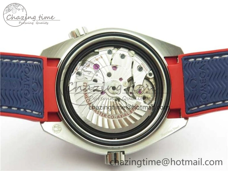 Planet Ocean 43.5mm America’s Cup VSF Best Edition White Dial On Blue Gummy Strap A8900