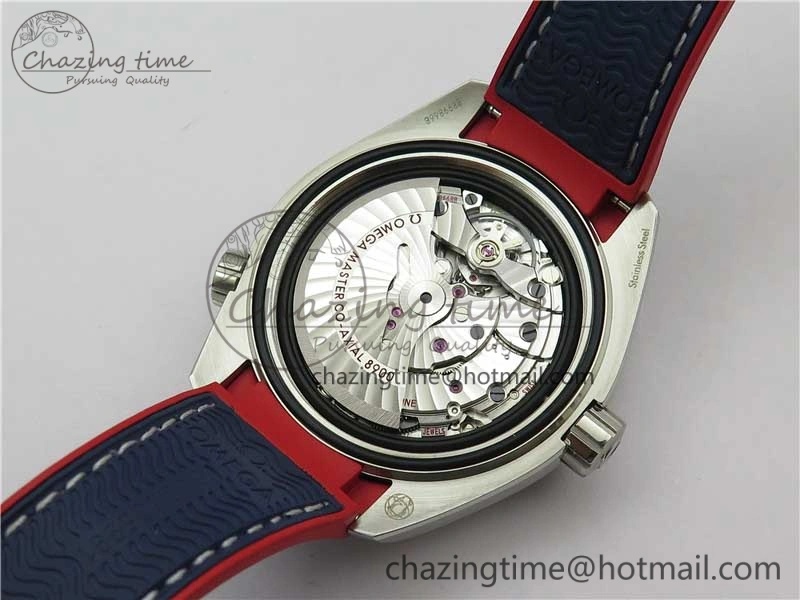 Planet Ocean 43.5mm America’s Cup VSF Best Edition White Dial On Blue Gummy Strap A8900