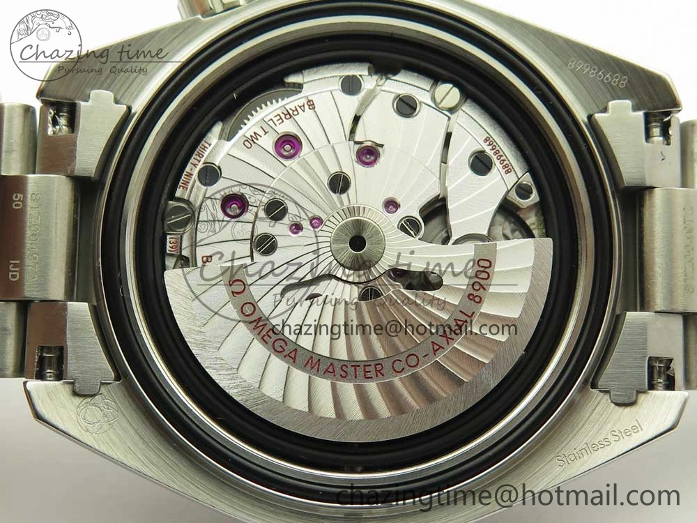 Planet Ocean 43.5mm SS VSF 1:1 Best Edition Black Ceramic Bezel and Dial on SS Bracelet A8900 Super Clone