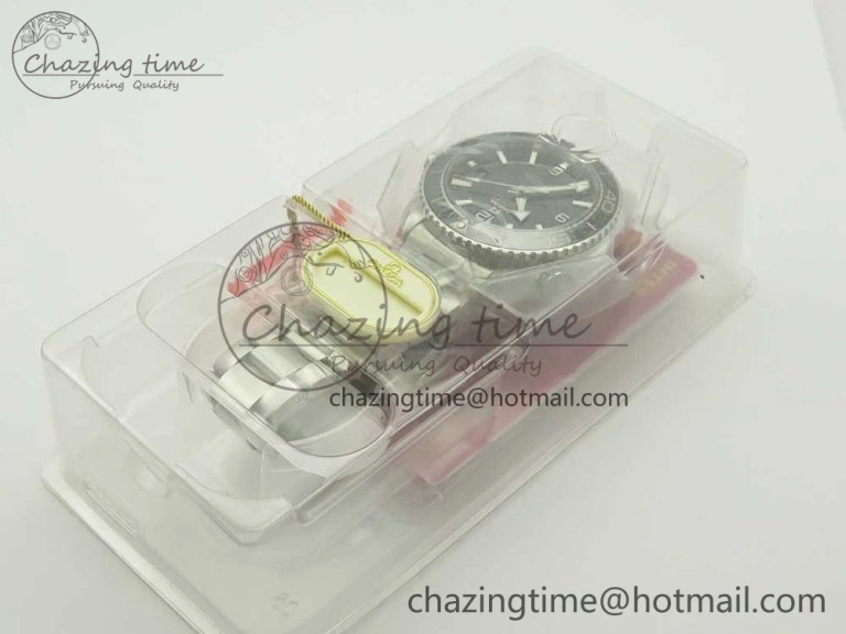 Planet Ocean 43.5mm SS VSF 1:1 Best Edition Black Ceramic Bezel and Dial on SS Bracelet A8900 Super Clone