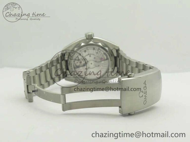 Planet Ocean 43.5mm SS VSF 1:1 Best Edition Black Orange Bezel Black Dial on SS Bracelet A8900 Super Clone