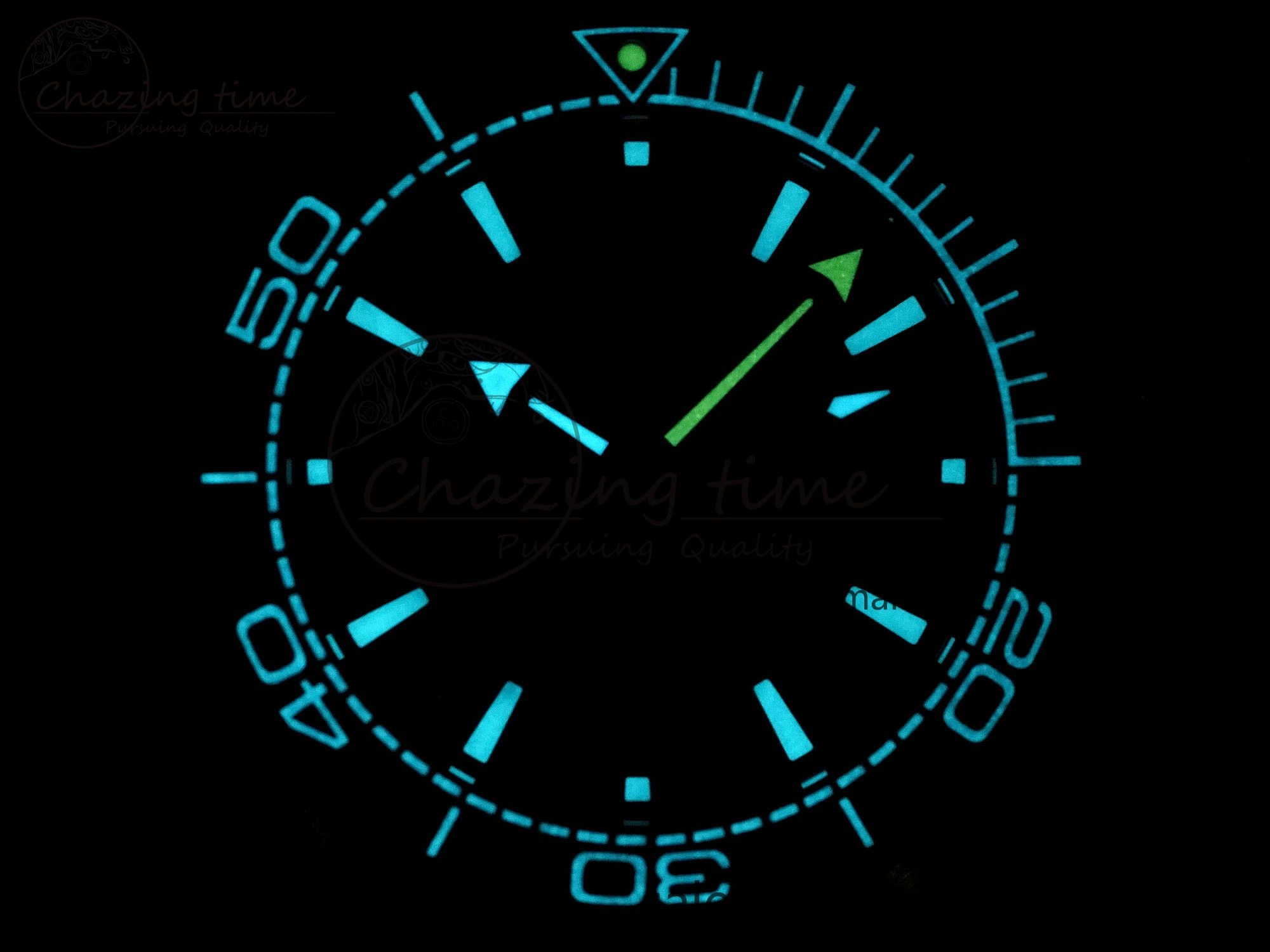 Planet Ocean 43.5mm SS VSF 1:1 Best Edition Brown Bezel Sand Dial on Sand Rubber Strap A8900 Super Clone