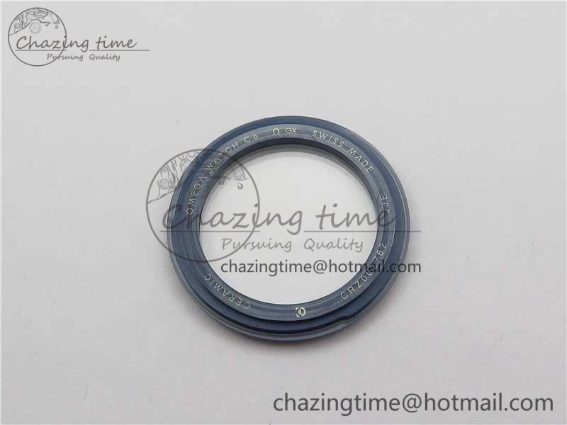 Planet Ocean 45.5mm Big Blue Real Ceramic VSF 1:1 Best Edition on Blue Rubber Strap A8906 Super Clone
