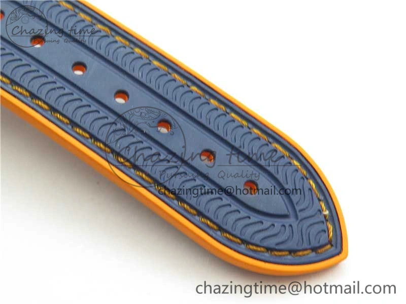 Planet Ocean 45.5mm Big Blue Real Ceramic VSF 1:1 Best Edition on Blue Rubber Strap A8906 Super Clone