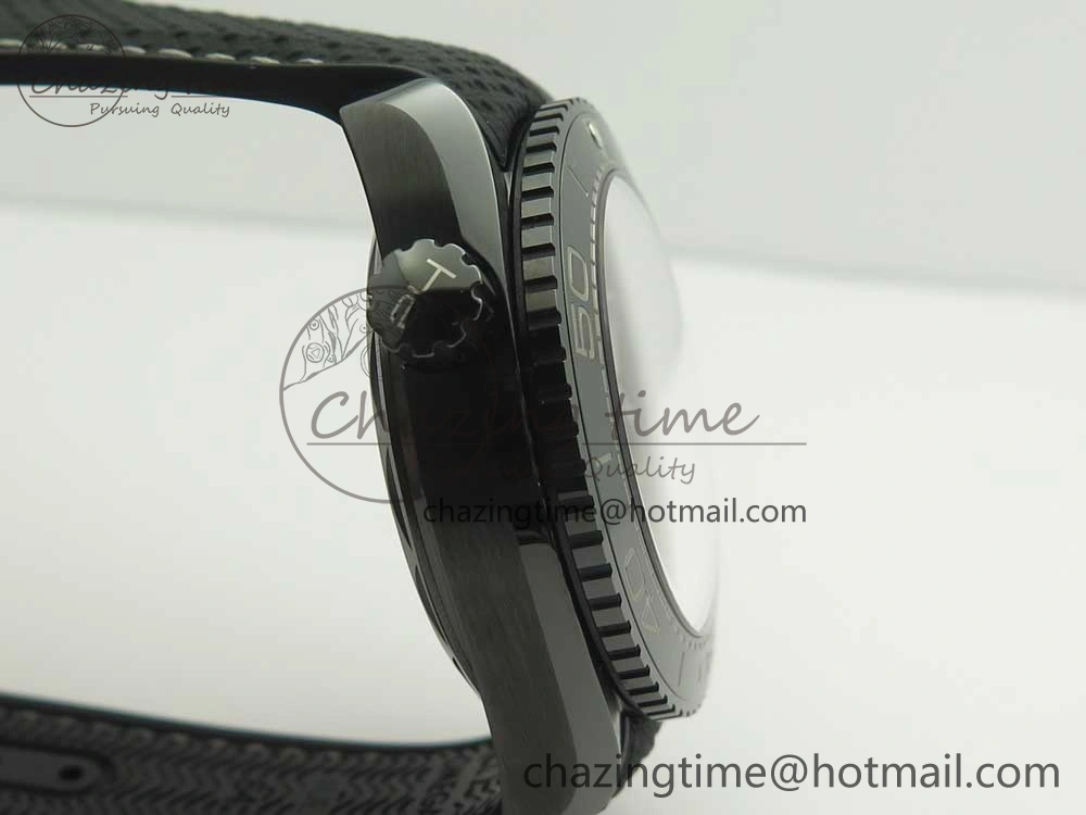 Planet Ocean 45.5mm Deep Black Real Ceramic VSF 1:1 Best Edition on Black Nylon Strap A8906 Super Clone