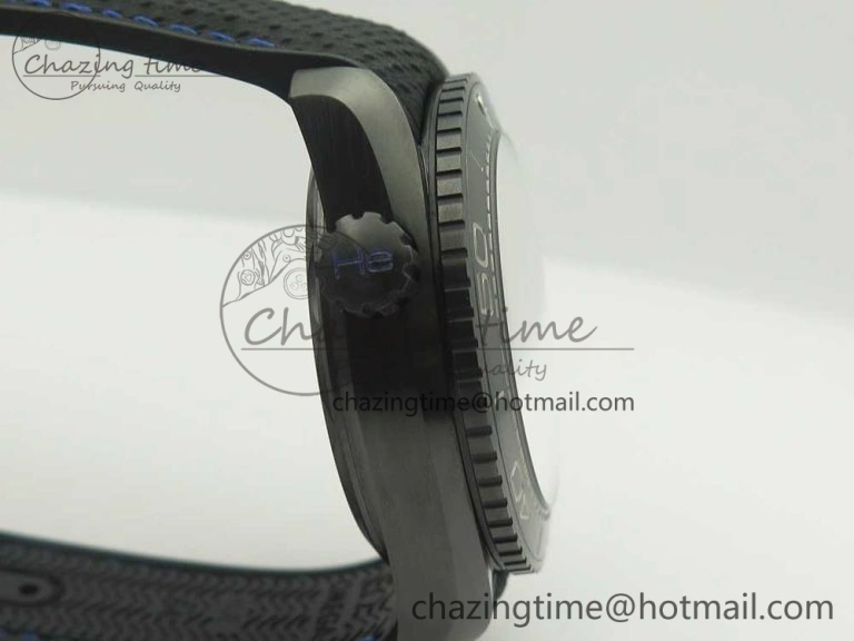 Planet Ocean 45.5mm Deep Black blue Real Ceramic VSF 1:1 Best Edition on Black Nylon Strap A8906 Super Clone