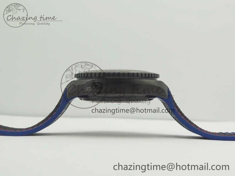 Planet Ocean 45.5mm ETNZ “Deep Black” Real Ceramic VSF 1:1 Best Edition on Black Nylon Strap A8906 Super Clone