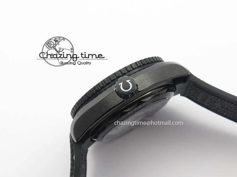 Planet Ocean 45mm Real Ceramic BP-Maker Best Edition Black Dial On Nylon Rubber Strap A8906