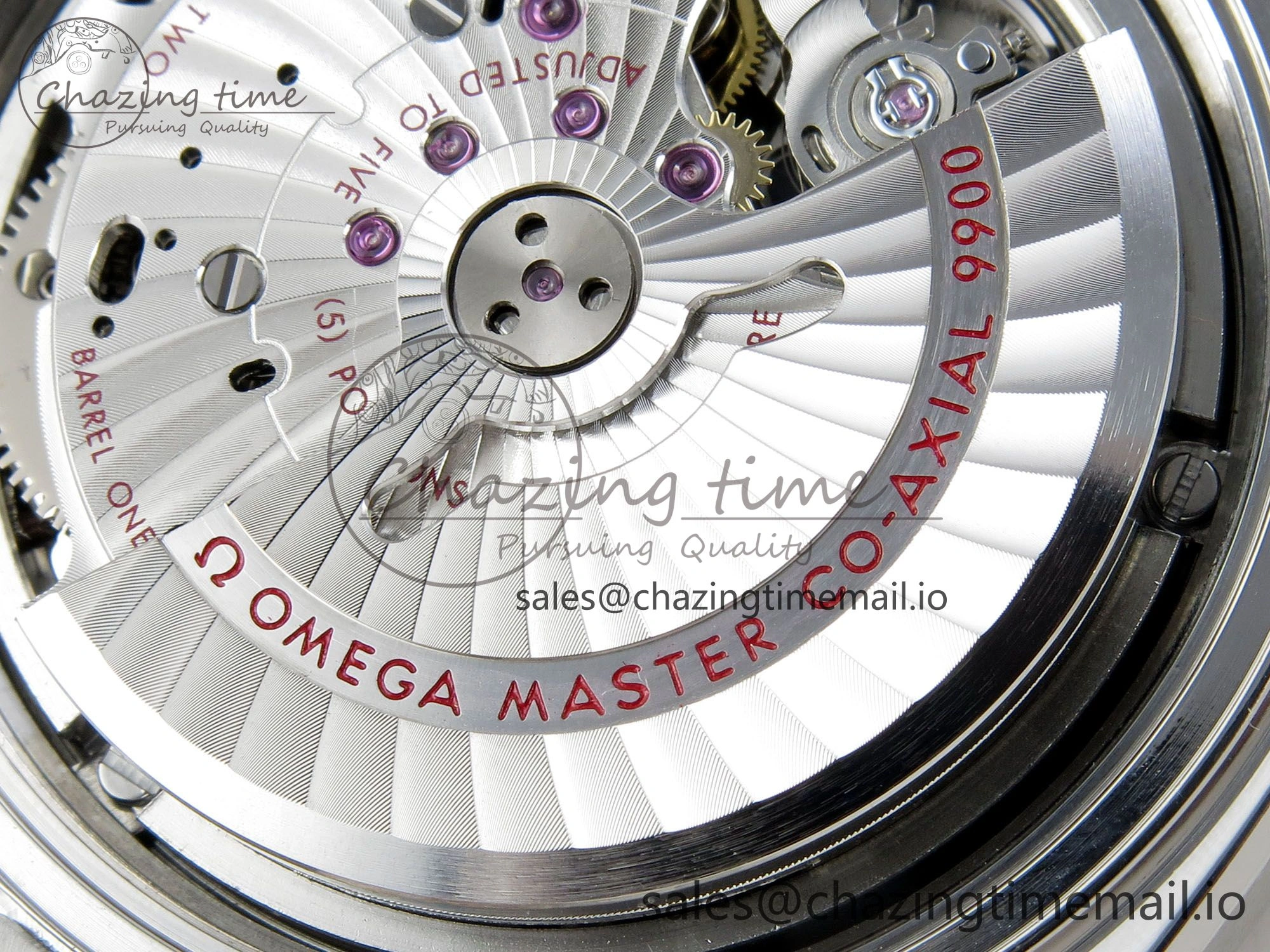 Planet Ocean 600M Chrono SS VRF 1:1 Best Edition Black Bezel Black Dial on SS Bracelet A9900