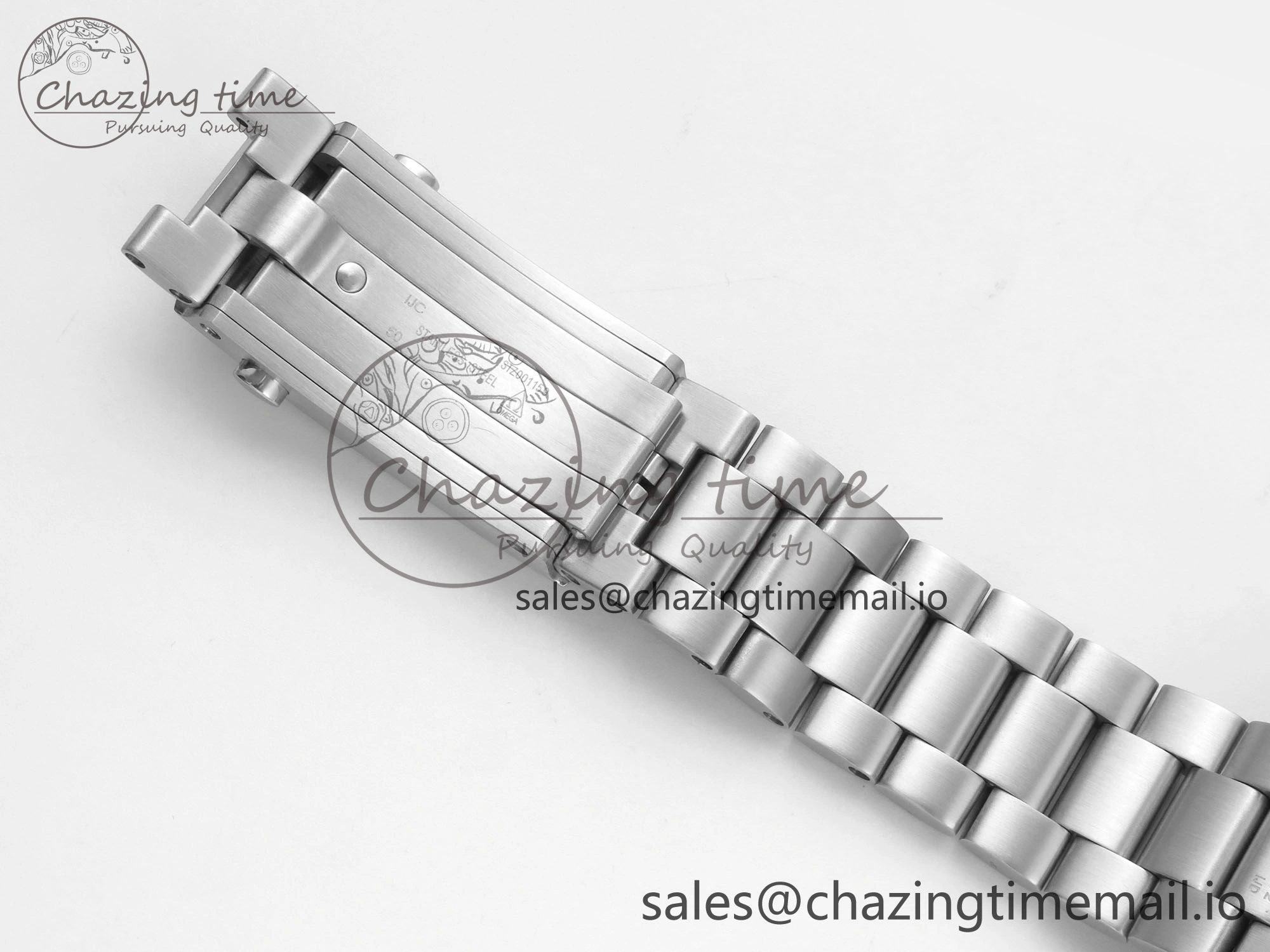 Planet Ocean 600M Chrono SS VRF 1:1 Best Edition Black Bezel Black Dial on SS Bracelet A9900
