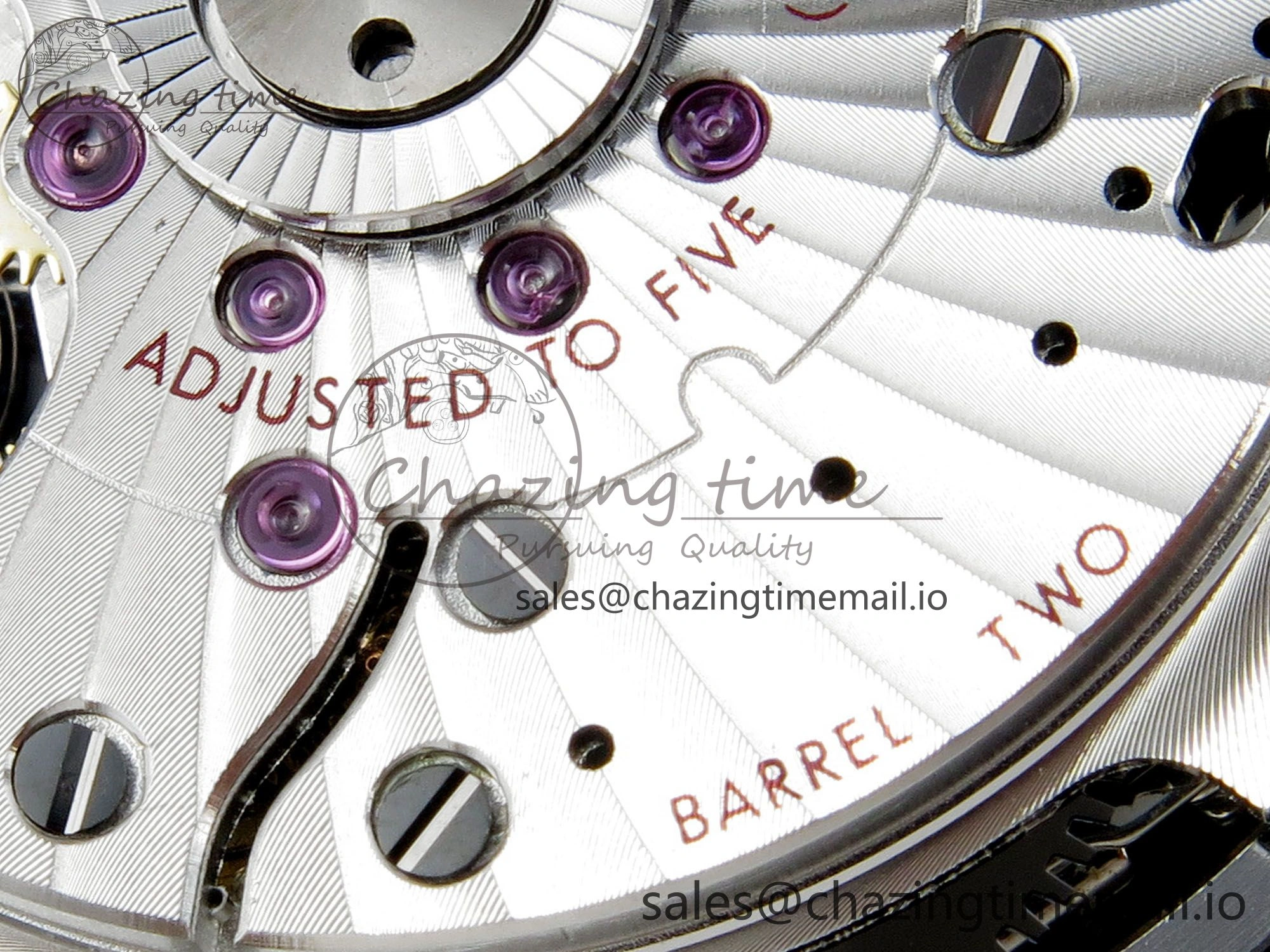 Planet Ocean 600M Chrono SS VRF 1:1 Best Edition Black Bezel Blue Dial on RG SS Bracelet A9900