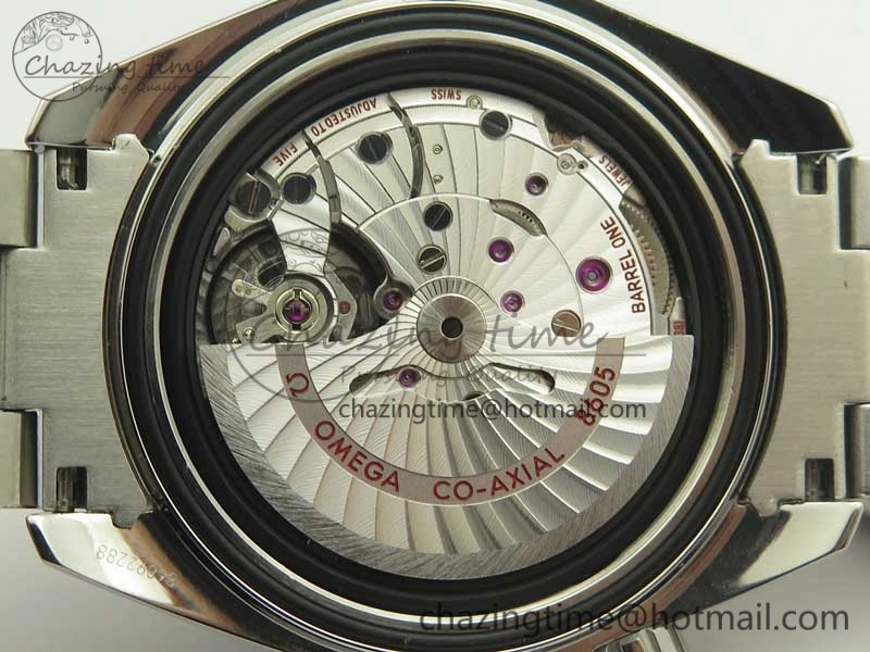 Planet Ocean 600M Co-Axial GMT 43.5mm VSF 1:1 Best Edition Black Dial Orange Markers on SS Bracelet A8605 Super Clone