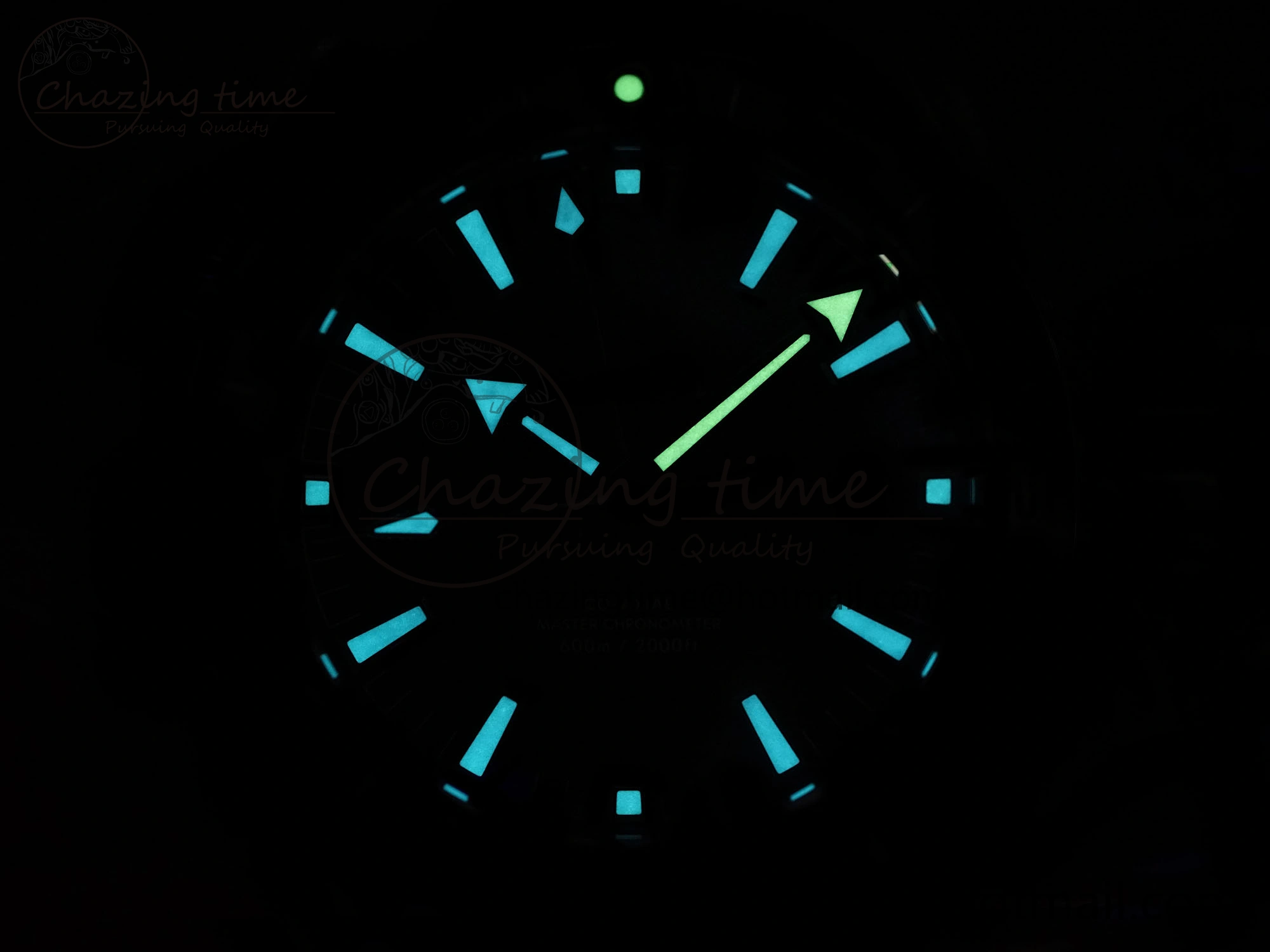 Planet Ocean 600M ‘Tai Chi’ GMT 43.5mm VSF 1:1 Best Edition Black White Ceramic Bezel and Dial on SS Bracelet A8906 Super Clone