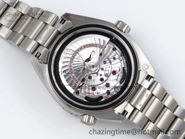 Planet Ocean 600M ‘Tai Chi’ GMT 43.5mm VSF 1:1 Best Edition Black White Ceramic Bezel and Dial on SS Bracelet A8906 Super Clone