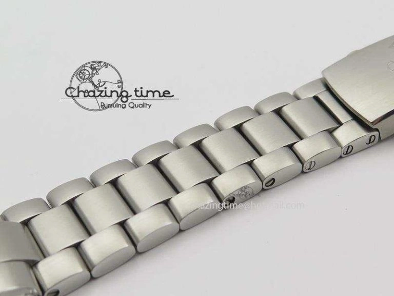 Planet Ocean GMT 42mm V6F 1:1 Best Edition Blue Bezel Orange Numbers On SS Bracelet A8605