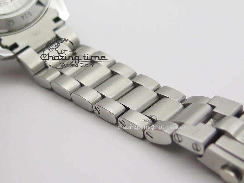 Planet Ocean GMT 42mm V6F 1:1 Best Edition Blue Bezel Orange Numbers On SS Bracelet A8605