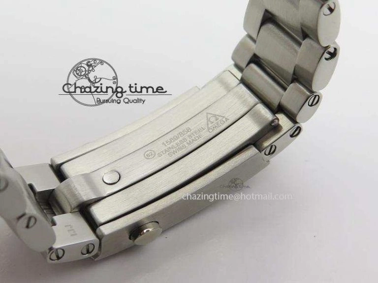 Planet Ocean GMT 42mm V6F 1:1 Best Edition Blue Bezel Orange Numbers On SS Bracelet A8605