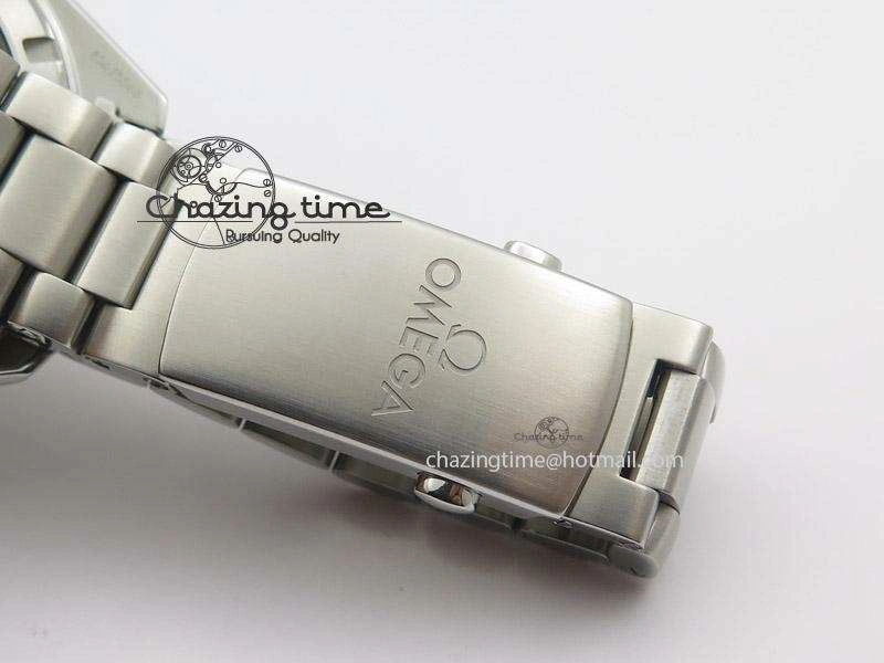 Planet Ocean GMT 42mm V6F Best Edition Black Dial Orange Markers On SS Bracelet A8605