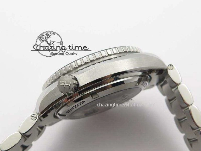 Planet Ocean GMT 42mm V6F Best Edition Black Dial Silver Markers On SS Bracelet A8605