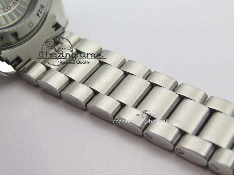 Planet Ocean GMT 42mm V6F Best Edition Black Dial Silver Markers On SS Bracelet A8605