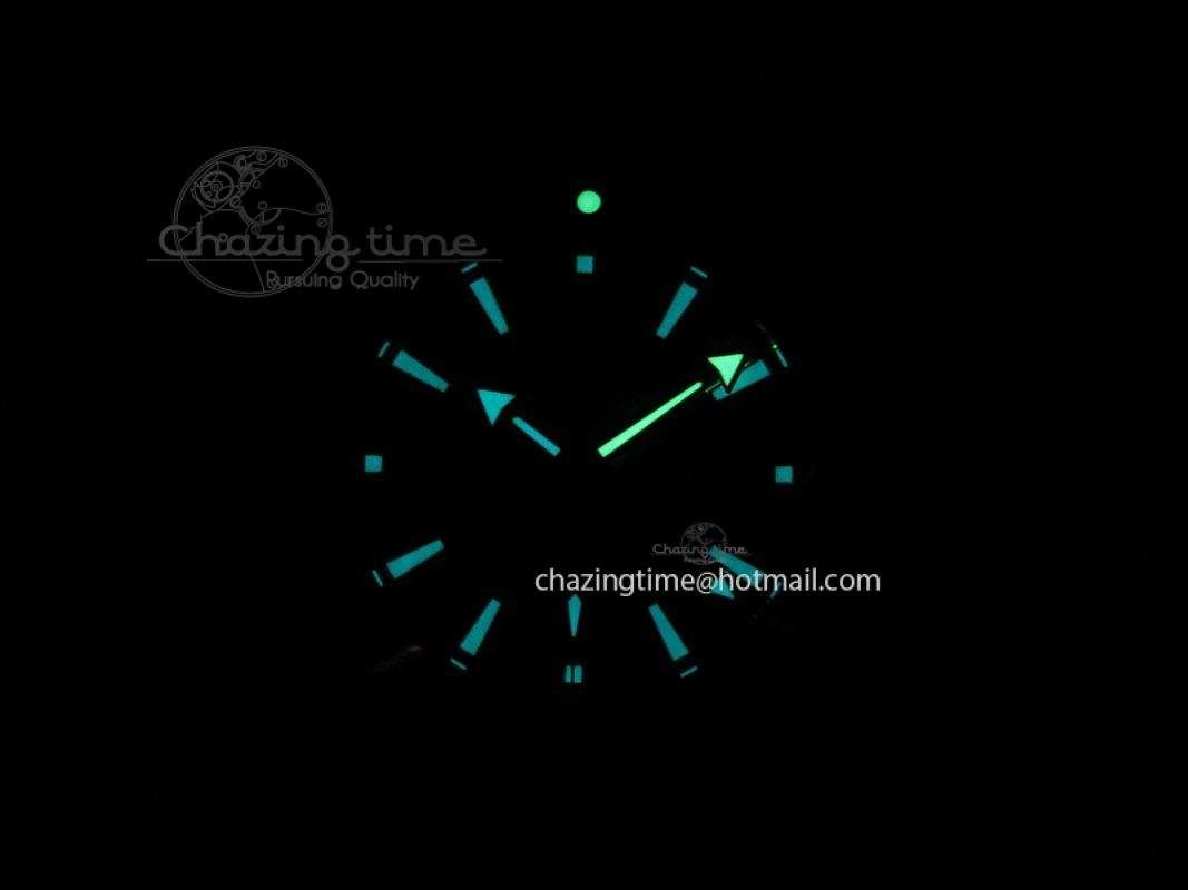Planet Ocean GMT 43.5mm V6F Goodplanet Orange Marker Blue Dial On SS Bracelet A8605