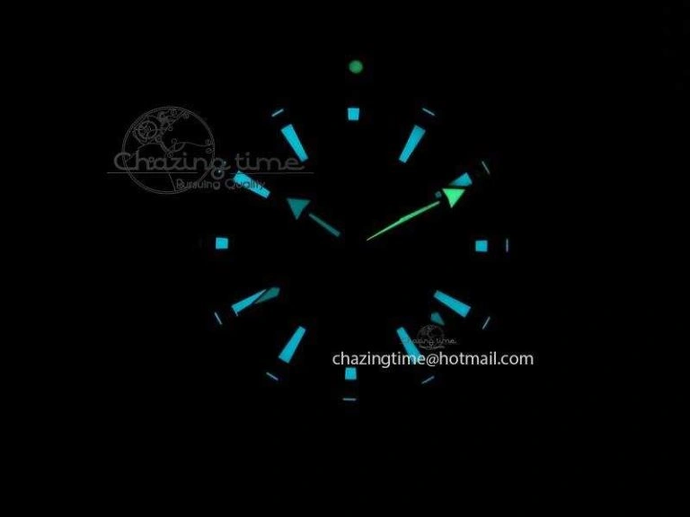 Planet Ocean GMT 45mm DLC Blue JHF Best Edition Black Dial On Rubber Strap A8906