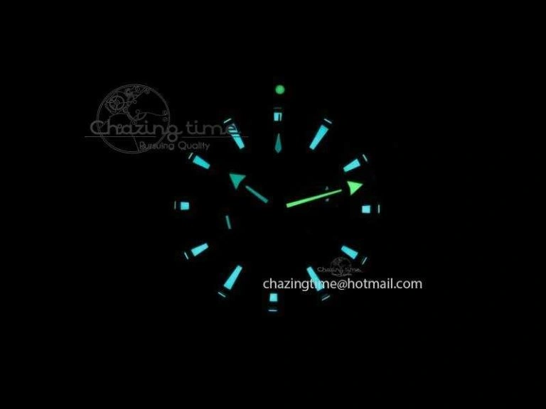 Planet Ocean Master Chrono 45mm SS OM 1:1 Best Edition Black Dial On Black Rubber Strap A9300