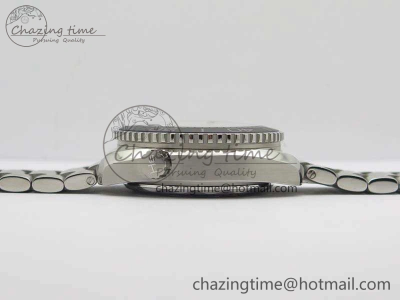 Planet Ocean Master Chrono SS OM 1:1 Best Edition Gray Dial On SS Bracelet A9900 V2