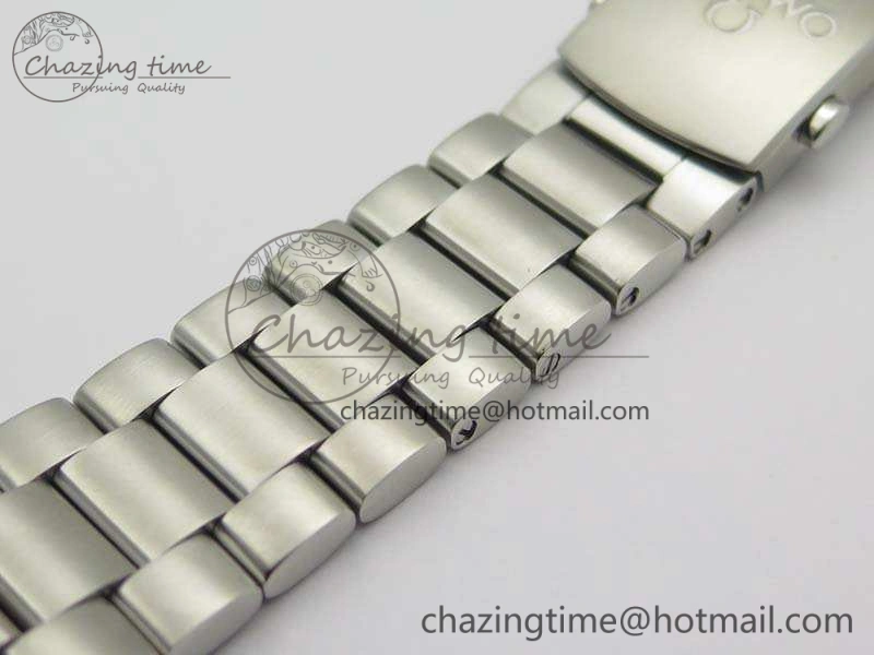 Planet Ocean Master Chrono SS OM 1:1 Best Edition Gray Dial On SS Bracelet A9900 V2