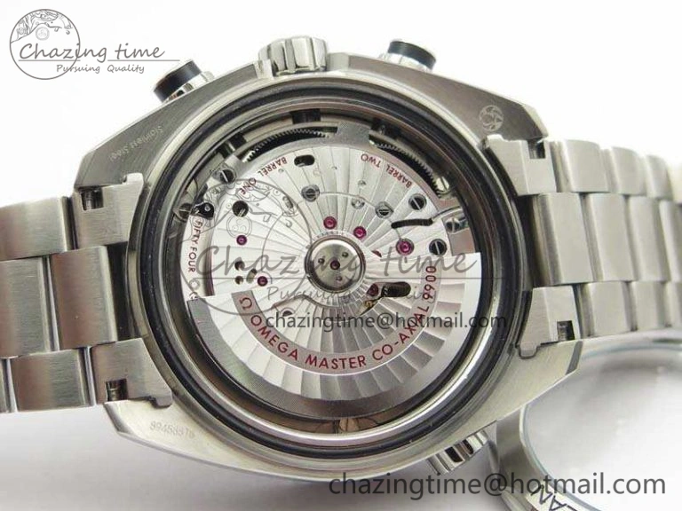 Planet Ocean Master Chrono SS OM 1:1 Best Edition Gray Dial On SS Bracelet A9900 V2