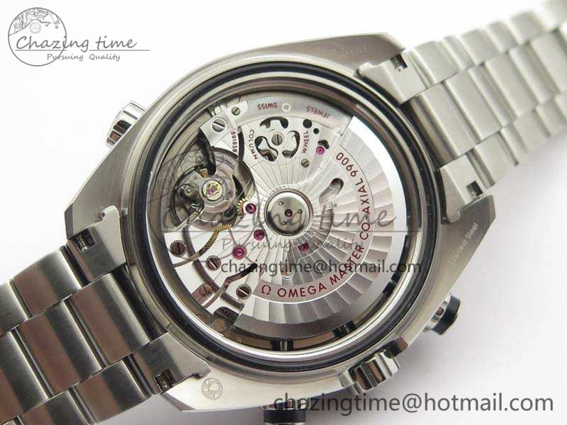 Planet Ocean Master Chrono SS OM 1:1 Best Edition Gray Dial On SS Bracelet A9900 V2