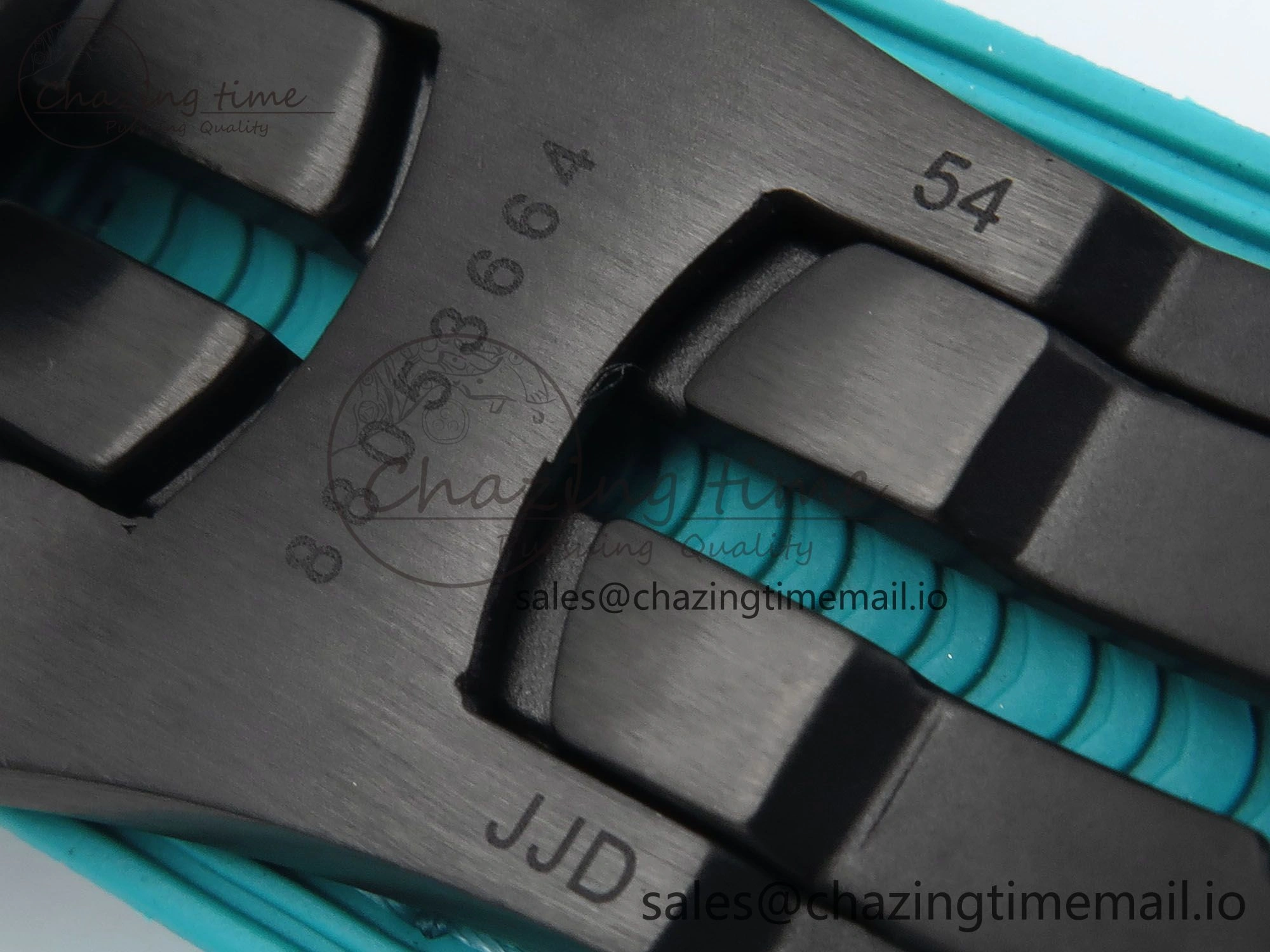 Planet Ocean Master Chronometer 600M 45.5mm SCF 1:1 Best Edition Black Dial on Tiffany Blue Rubber Strap A9900 Super Clone