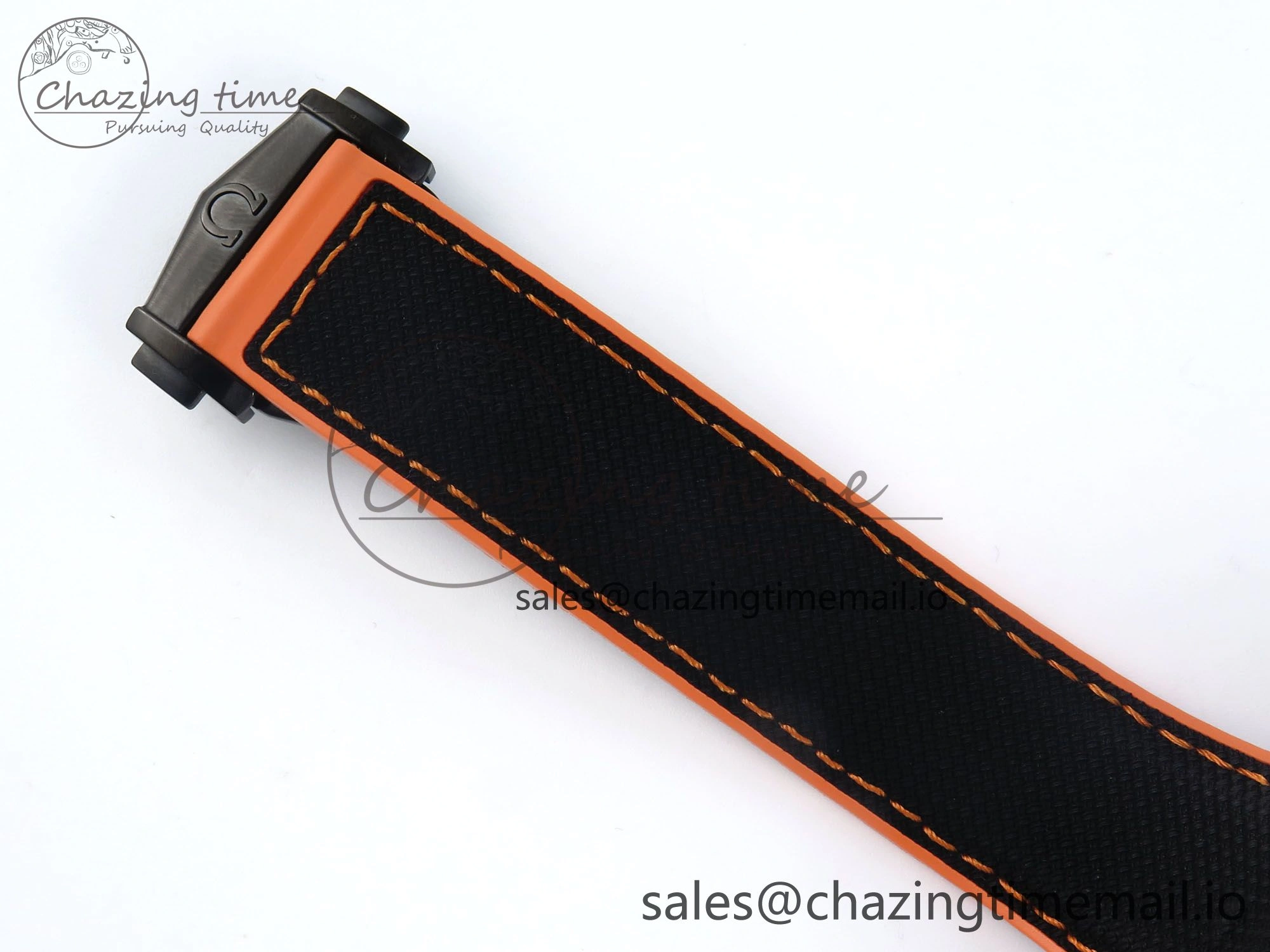 Planet Ocean Master Chronometer 600M 45.5mm SCF 1:1 Best Edition Black Orange Bezel Black Dial on Black Rubber Strap A9900 Super Clone